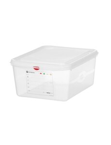 Hendi GN 1/2 container | polypropyleen | HENDI 10L | Transparant | 325x265x(H)150mm | Rechthoekig