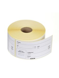 Hendi Houdbaarheidsstickers | multifunctioneel | eenvoudig te verwijderen | HENDI | Wit | 500 st. | 100x50mm