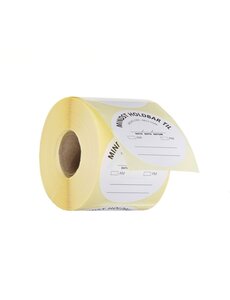 Hendi Voedselveiligheidsstickers | multifunctioneel | eenvoudig verwijderbaar | “GEBRUIKEN TOT” | HENDI | Wit | 500 st. | ⌀50mm