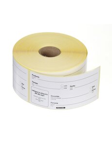 Hendi Houdbaarheidsstickers | multifunctioneel | eenvoudig te verwijderen | HENDI | Wit | 500 st. | 100x50mm