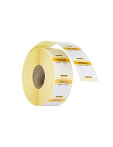 Hendi Voedselveiligheidsstickers | multifunctioneel | eenvoudig verwijderbaar | HENDI | Dinsdag | Geel | 1000 st. | 25x25mm