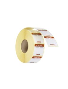 Hendi Voedselveiligheidsstickers | multifunctioneel | eenvoudig verwijderbaar | HENDI | Donderdag | Bruin | 1000 st. | 25x25mm