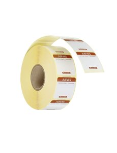 Hendi Voedselveiligheidsstickers | multifunctioneel | eenvoudig verwijderbaar | HENDI | Donderdag | Bruin | 1000 st. | 25x25x(H)mm