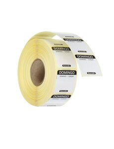 Hendi Voedselveiligheidsstickers | multifunctioneel | eenvoudig verwijderbaar | HENDI | Zwart | 1000 st. | 25x25x(H)mm