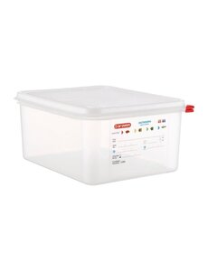 Araven Voedseldoos met deksel 12.5 liter | GN1/2 - 200mm | 4 stuks