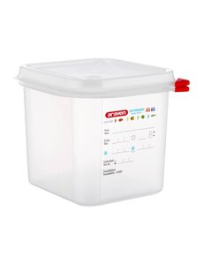 Araven Voedseldoos met deksel 2.6 liter | GN1/6 - 150mm | 4 stuks