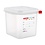 Araven Araven Voedseldoos met deksel 2.6 liter | GN1/6 - 150mm | 4 stuks