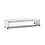 Hendi/Arktic Hendi Opzetkoelvitrine met RVS klapdeksel 4x GN 1/3 | 1205x395xH290 mm
