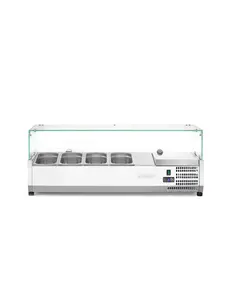 Hendi/Arktic Opzetkoelvitrine met 4x 1/3 GN | 1205x395xH430mm