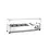 Hendi/Arktic Hendi Opzetkoelvitrine met 4x 1/3 GN | 1205x395xH430mm