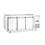 Hendi/Arktic hendi Vrieswerkbank met 3 deuren 420 liter |  1795x700xH850mm
