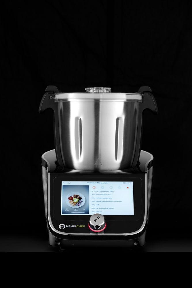 Hendi HENDICHEF multifunctionele keukenmachine | Zwart | 1400W | 37°C tot 130°C., foto 3 van 4