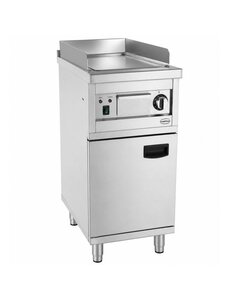 Combisteel Entry 700 Chrome elektrische bakplaat enkel | 230V / 2.7kW | Bakplaat 282x447 mm.