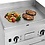 Combisteel Entry 700 Chrome elektrische bakplaat dubbel | 400V / 8.1kW |  B800xD700mm.