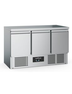 Combisteel Koelwerkbank 3 deuren | GN 1/1 | 1365x700x876(H)mm