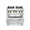 Hendi  Gasfornuis met Heteluchtoven | Kitchen Line | 4 pits | 19kW/3kW | 80x70x(H)90cm