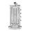 Hendi Kebabgrill gas | Profi Line Hendi | 60kg vlees | 230W | 745x735x1110(H)mm