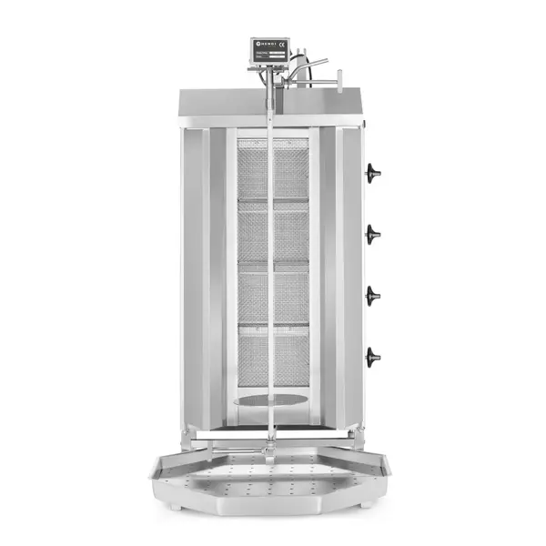 Hendi Kebabgrill gas | Profi Line Hendi | 60kg vlees | 230W | 745x735x1110(H)mm
