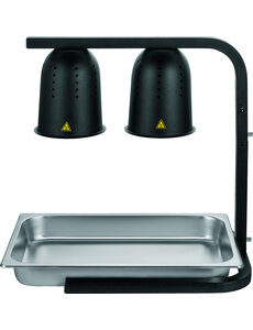 Combisteel Warmhoudlamp | 425x350x580(H)mm | 0,5 (2x0,25)kW | 7476.0025