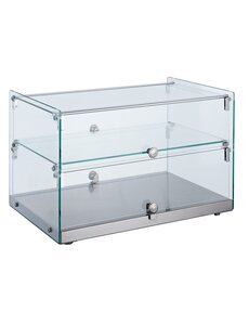 Combisteel Neutraal Vitrine Recht 50L | 554x361x370(H)mm | 7487.0245