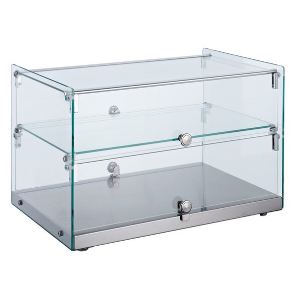 Combisteel Neutraal Vitrine Recht 50L | 554x361x370(H)mm | 7487.0245