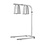 Combisteel Warmhoudlamp Zilver | 453x360x590(H)mm | 0.5kW | 7518.0175