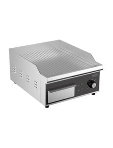 Combisteel Elektrische Bakplaat Geribd | 360x450x220(H)mm | 2kW | 7518.0145