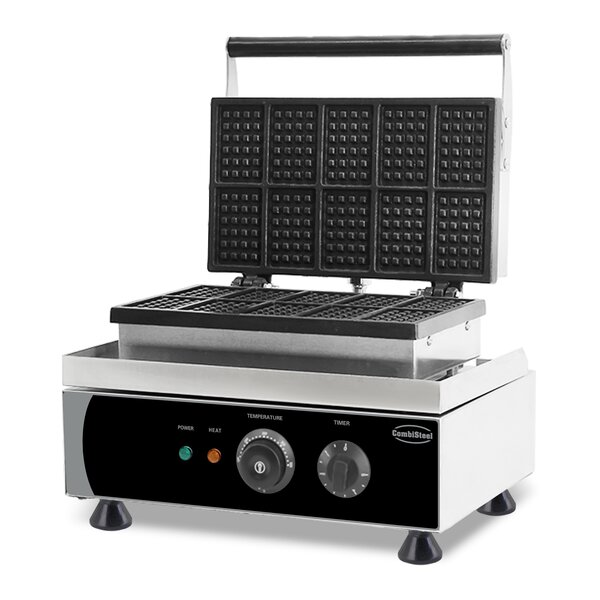 Combisteel Wafelijzer 10St Brusselse Wafel | 380x350x465(H)mm | 1.75kW | 7540.0065