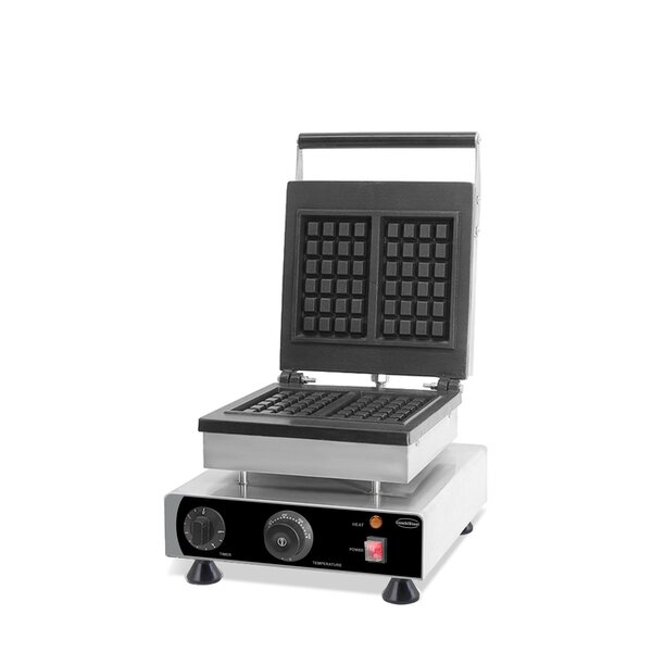 Combisteel Wafelijzer 2St Brusselse Wafel | 305x430x505(H)mm | 1.75kW | 7540.0055