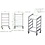 Combisteel Korventransportwagen 500X500 | 555x500x1060(H)mm | 7490.0272