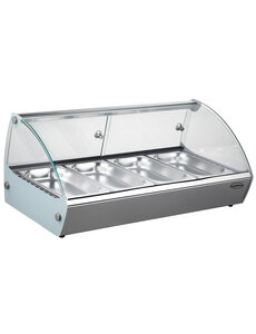 Combisteel Warmhoudvitrine 4 1/3 GN | 840x395x270(H)mm | 0,8kW | 7487.0135
