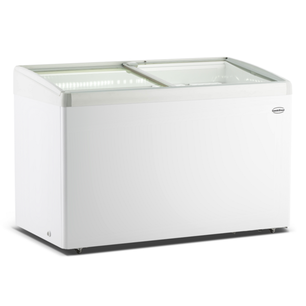 Combisteel Vrieskist Glasdeksel Lotte-396 | 1234x653x840(H)mm | 0,25kW | 7086.0035