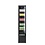 Combisteel Koelkast 1 Glasdeur Zwart Nap-150 | 390x470x1880(H)mm | 0.138kW | 7455.1912