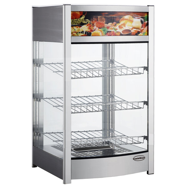Combisteel Warmhoudvitrine 97L | 460x448x785(H)mm | 0,8kW | 7487.0115