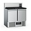 Combisteel Pizzawerkbank 2 Deurs 5X1/6GN Pan Zwart Graniet Werkblad | 900x700x1075(H)mm | 0.17kW | 7950.5091