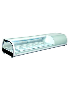 Combisteel Sushivitrine 62L | 1529x426x296(H)mm | 0,18kW | 7487.0075