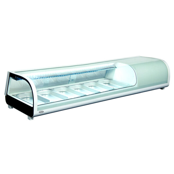 Combisteel Sushivitrine 62L | 1529x426x296(H)mm | 0,18kW | 7487.0075