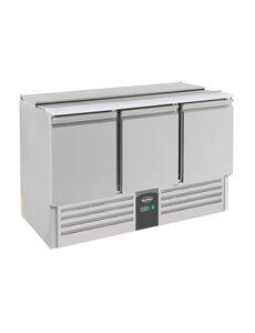 Combisteel Gekoelde Saladette 3 Deurs | 1370x700x870(H)mm | 0.34kW | 7950.0094