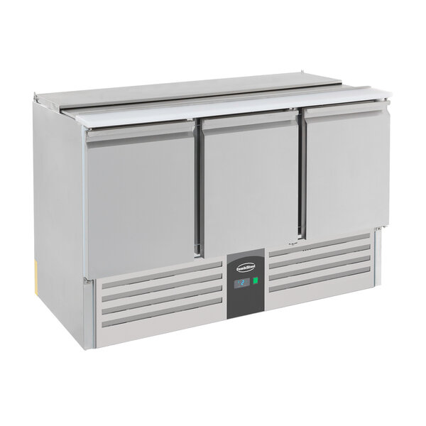 Combisteel Gekoelde Saladette 3 Deurs | 1370x700x870(H)mm | 0.34kW | 7950.0094