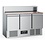 Combisteel Pizzawerkbank 3 Deurs 8X1/6GN Pan | 1365x700x1075(H)mm | 0.24kW | 7950.5095