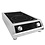 Combisteel Tafelmodel Inductie Kookplaat 2 Zones  Alleen Geschikt Voor Inductie Pannen | 408x700x145(H)mm | 7kW | 7505.0075