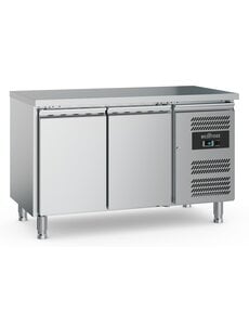 Combisteel 700 Koelwerkbank 2 Deuren  Met Verstelbare Poten | 1360x700x850(H)mm | 0.21kW | 7950.5035