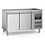 Combisteel 700 Koelwerkbank 2 Deuren  Met Verstelbare Poten | 1360x700x850(H)mm | 0.21kW | 7950.5035
