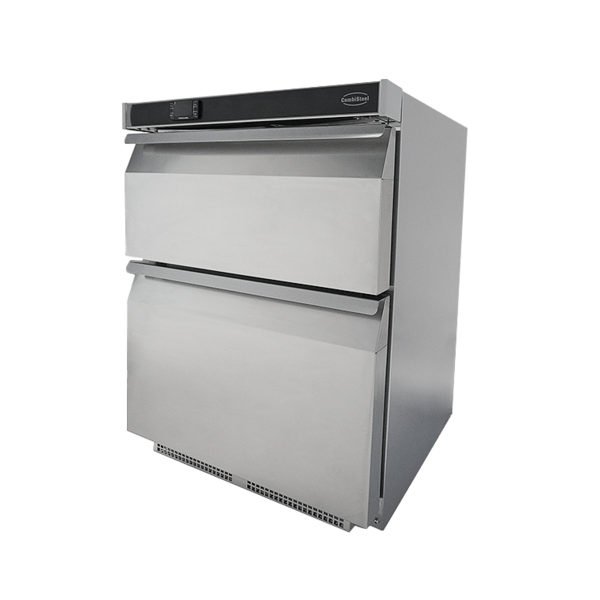 Combisteel Koelkast Tafelmodel RVS 2 Laden | 600x605x810(H)mm | 0,15kW | 7450.0532