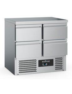 Combisteel Koelwerkbank 4 Laden | 900x700x876(H)mm | 0.17kW | 7950.5075