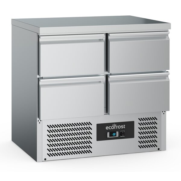 Combisteel Koelwerkbank 4 Laden | 900x700x876(H)mm | 0.17kW | 7950.5075