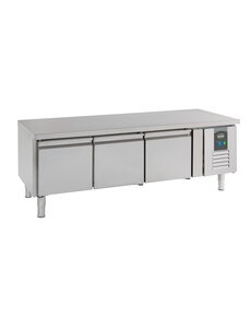 Combisteel Koelwerkbank 650 Hoog 3 Deuren | 1600x700x650(H)mm | 0,26kW | 7950.0435
