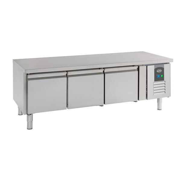 Combisteel Koelwerkbank 650 Hoog 3 Deuren | 1600x700x650(H)mm | 0,26kW | 7950.0435