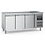 Combisteel 600 Koelwerkbank 3 Deuren | 1795x600x850(H)mm | 0,23kW | 7950.5225