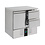 Combisteel Koelwerkbank 1 Deur/2 Laden Energy Line  Uitgevoerd Met Verdamper | 903x700x870(H)mm | 0,155kW | 7450.5105
